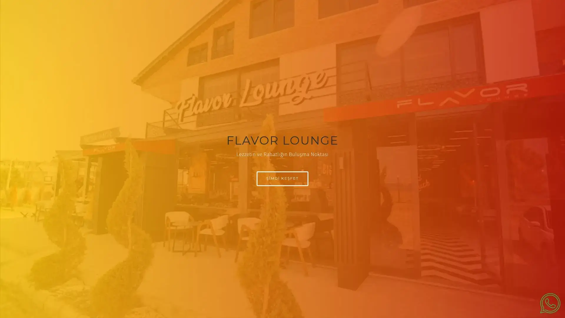 Restoran ve kafe web sitesi